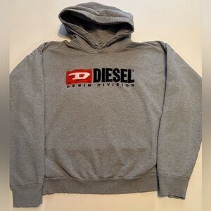 Iconic vintage diesel denim division grey hoodie (designer)